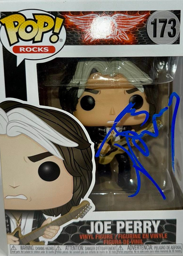 Joe Perry Signed Funko #173 Aerosmith - PSA COA